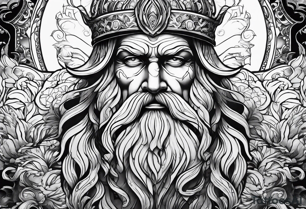 Zeus tattoo tattoo idea
