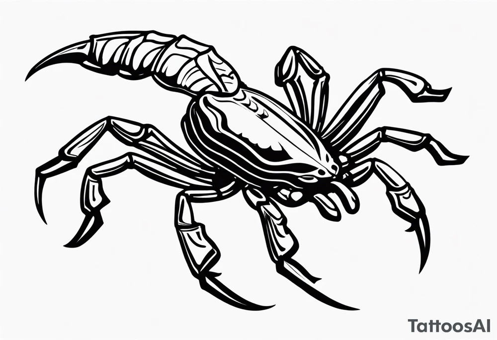 small Julia scorpion tattoo idea