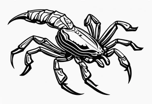 small Julia scorpion tattoo idea