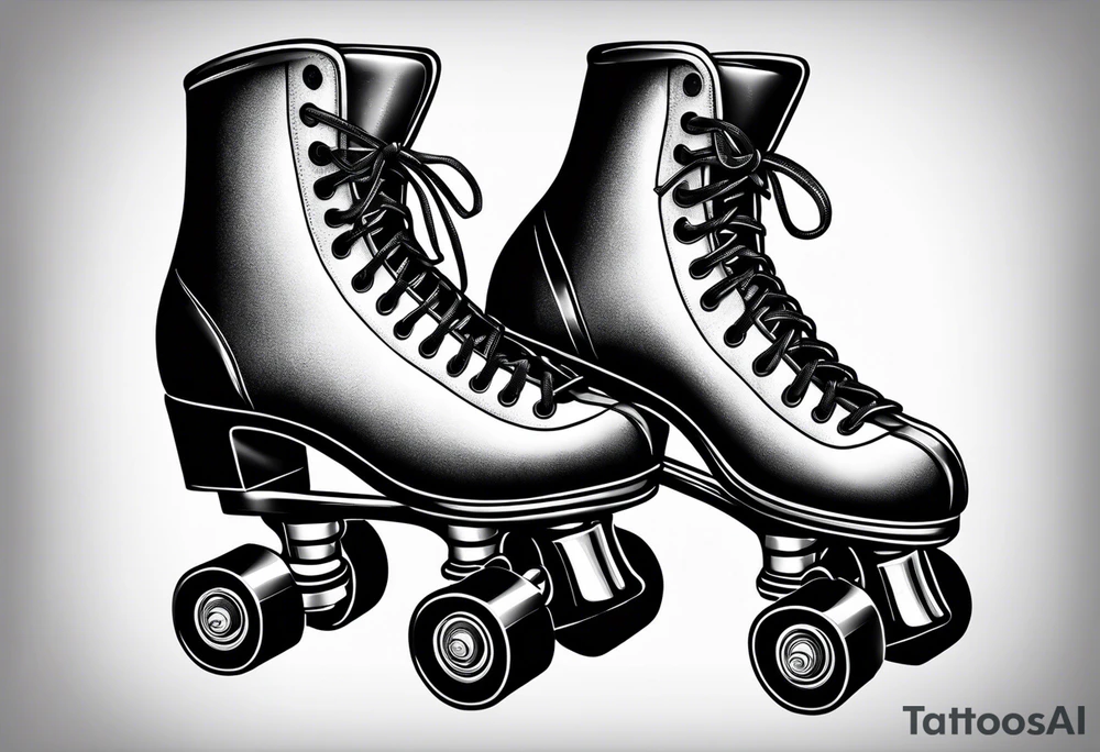 Rollerskates tattoo idea