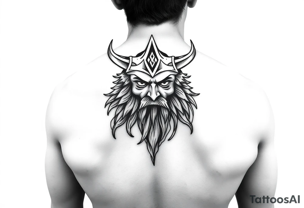 Viking tattoo that will attract a lot of money and will heal and keep you healty tattoo idea