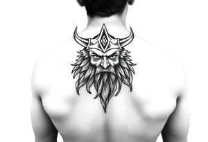 Viking tattoo that will attract a lot of money and will heal and keep you healty tattoo idea