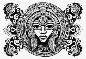 Taino tribal tattoo idea