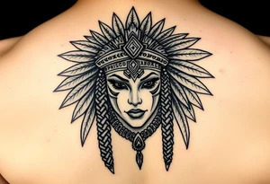 Aztec princess tattoo idea