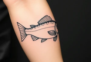 Fishing tattoo idea