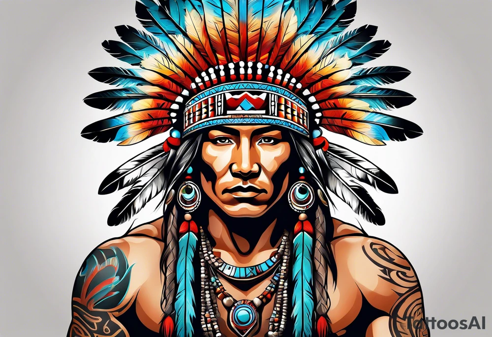 Cherokee Indian for male tattoo idea