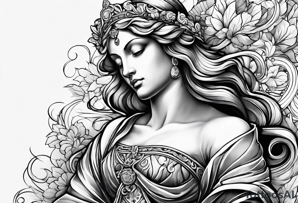 Michaelangelo painting tattoo idea