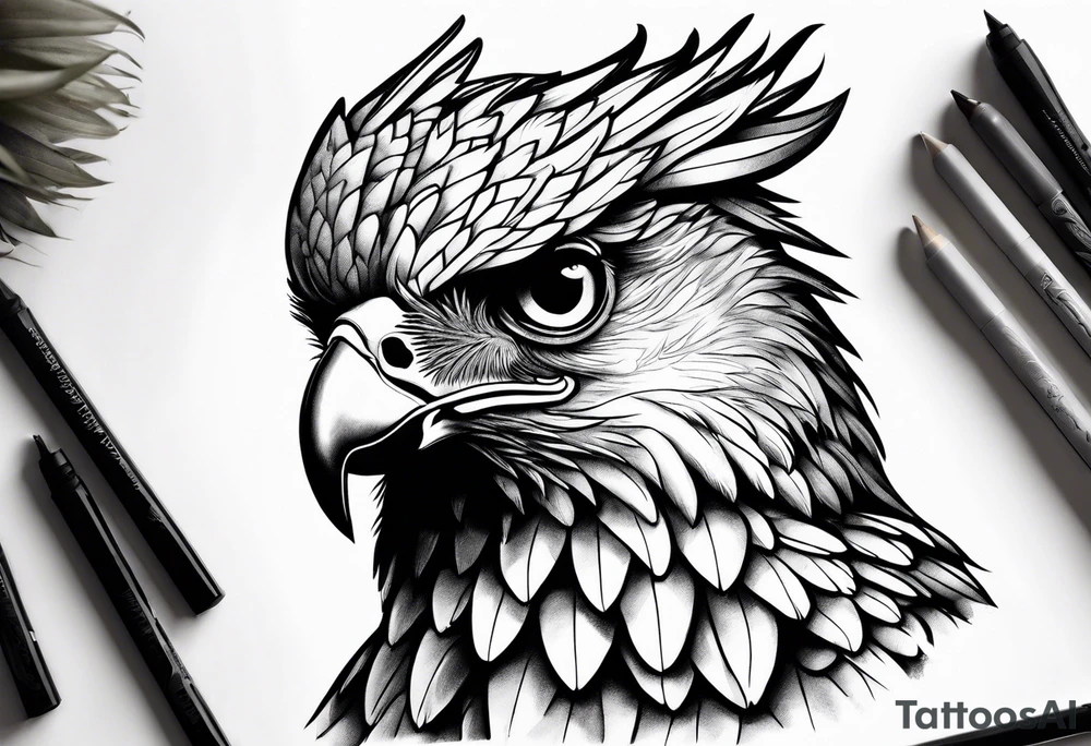 harpy eagle tattoo idea