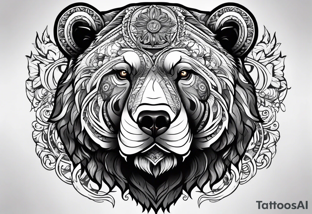 Touro
Urso 
Mercados financeiros tattoo idea