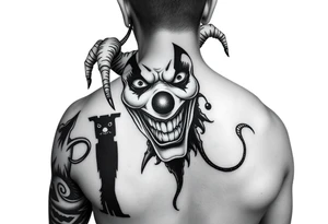 Yum yum bedlam from Insane clown posse
 Colorful full arm sleeve tattoo desgin women tattoo idea