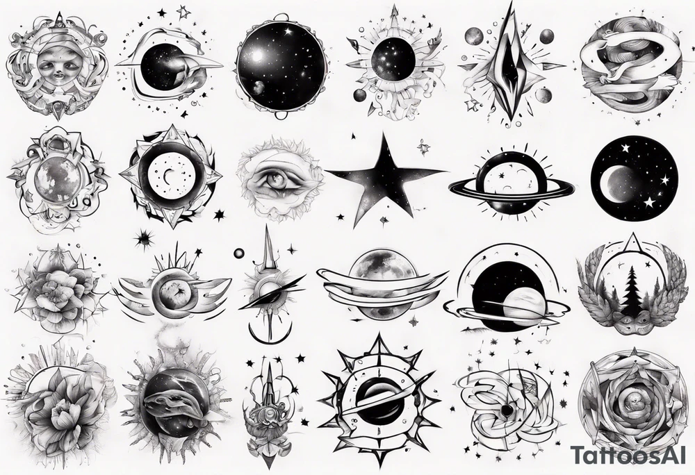 Universe tattoo idea