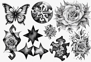 jigsaw puzzle tattoo idea