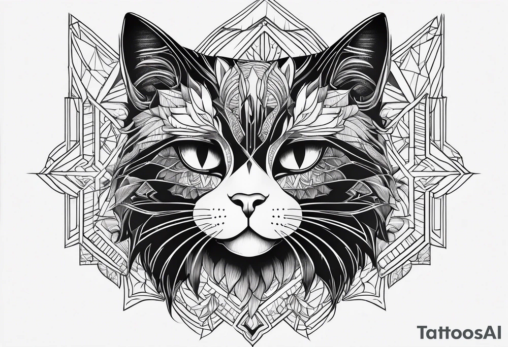 Black Cat tattoo idea
