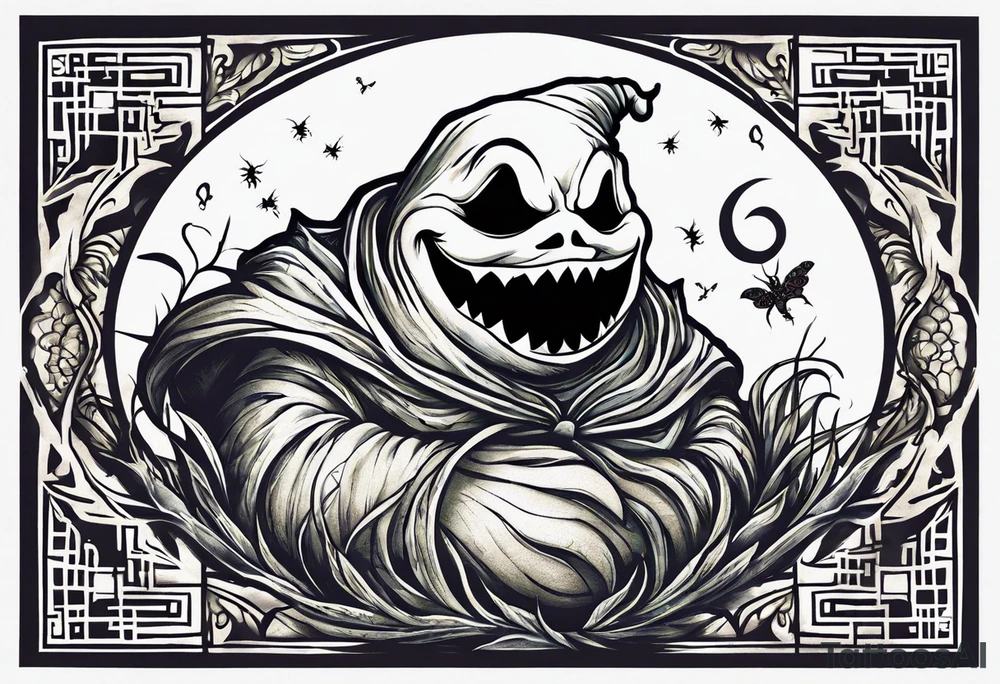 Oogie boogie with bugs tattoo idea