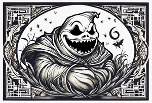 Oogie boogie with bugs tattoo idea