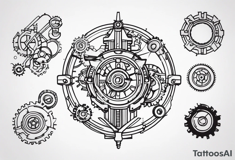 Mechanical engineer tattoo idea