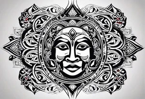 Polynesian tribal tattoo idea