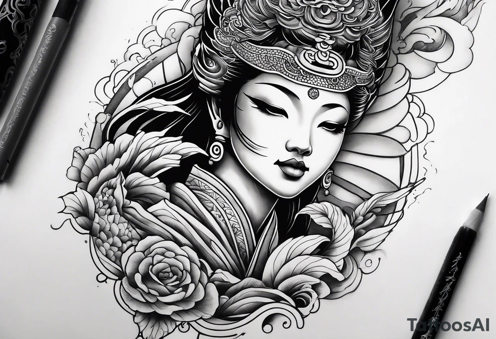 Reincarnation forearm tattoo tattoo idea