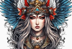 Warrior Angel tattoo idea