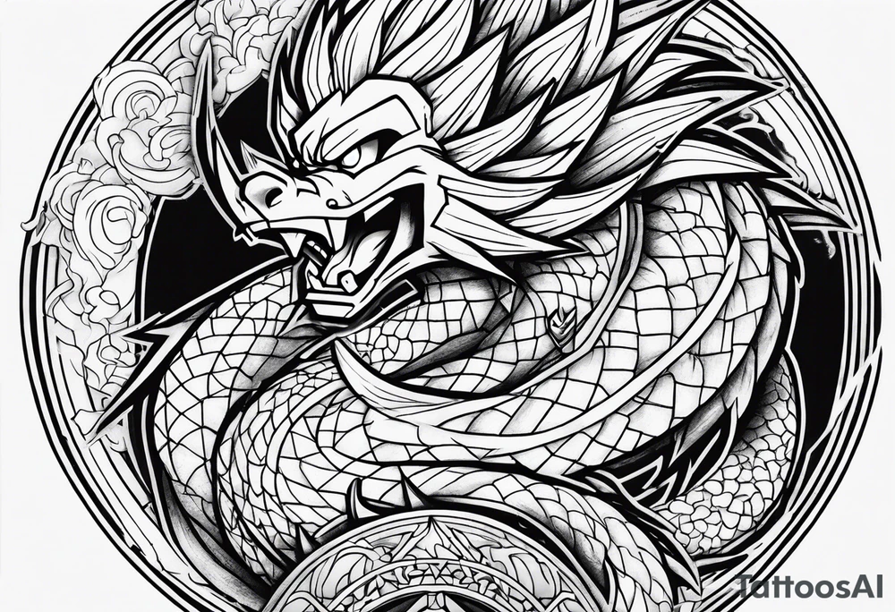 dragonball z tattoo idea