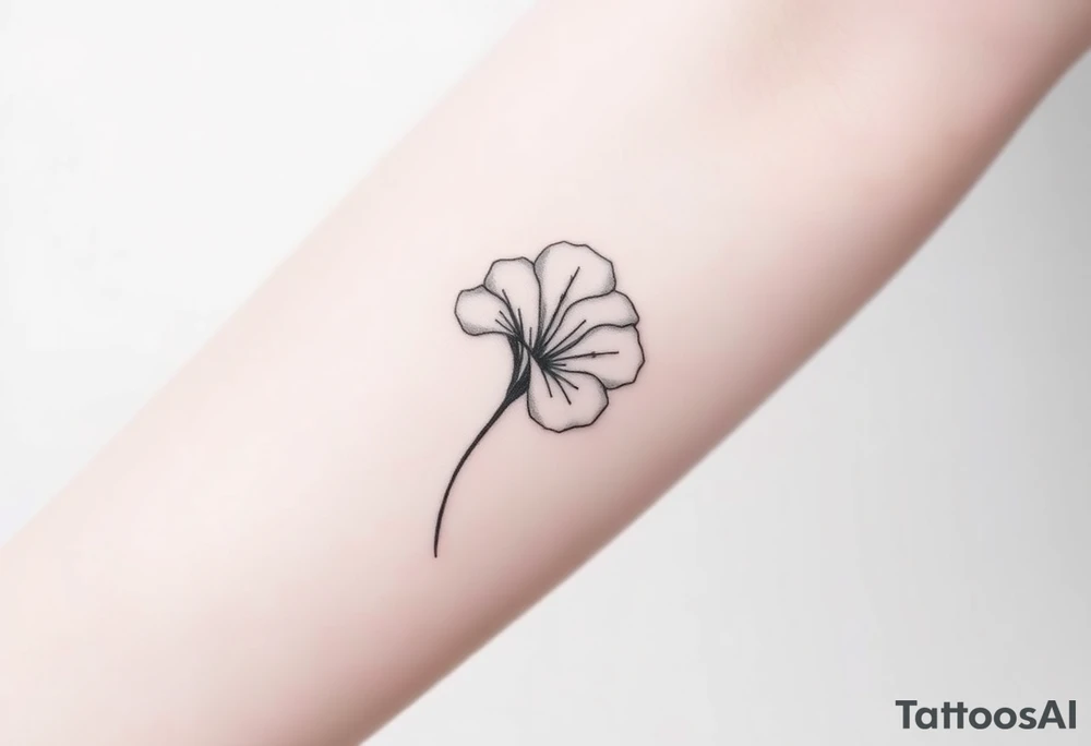 Morning glory tattoo idea