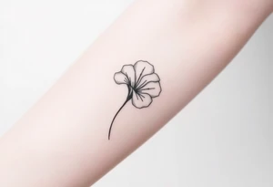 Morning glory tattoo idea