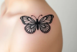 large butterfly tattoo idea