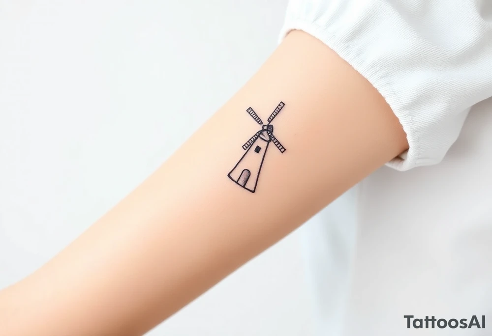 Windmill tattoo idea