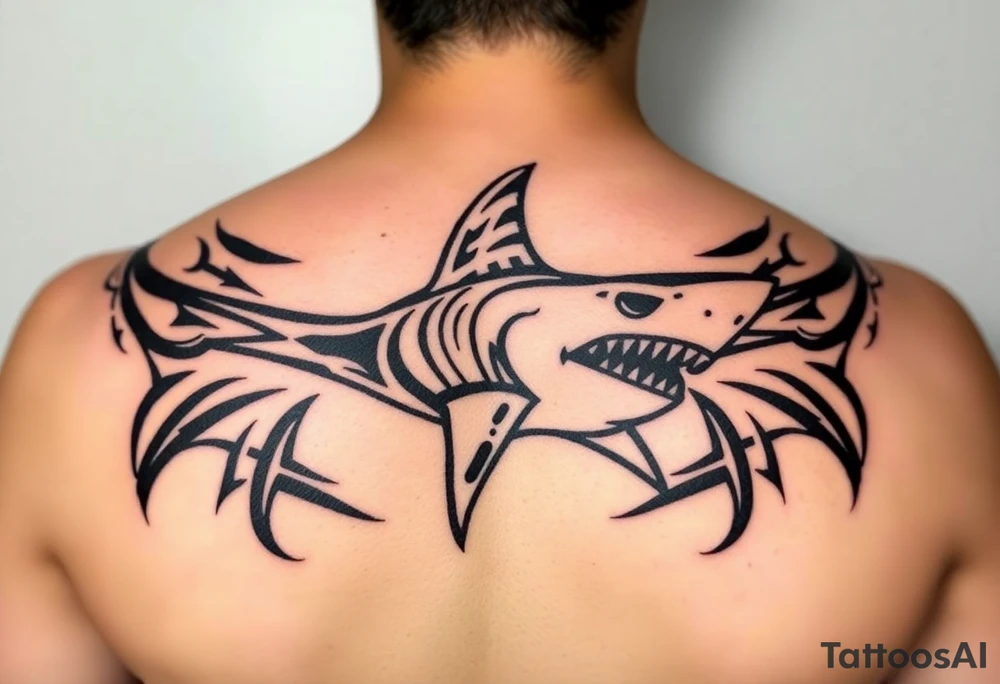hammerhead shark tattoo idea