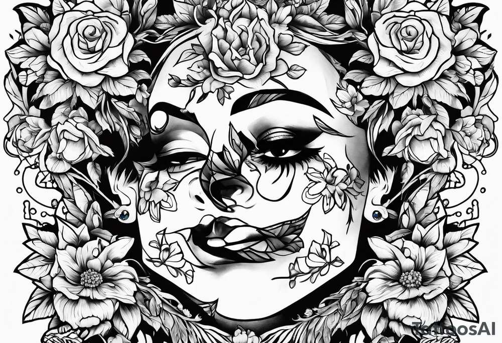Something that goes with flowers tattoo idea