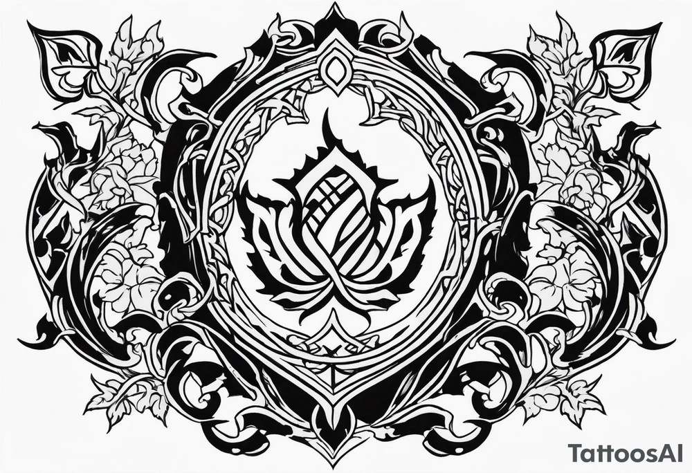 scottish crest tattoo idea