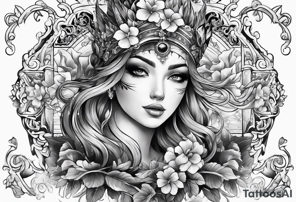 sleeve filler tattoo idea