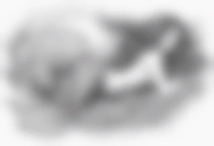 mermaid lying on her back with flowing hair and fan tail tattoo idea