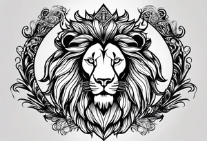 Lion of judah tattoo idea