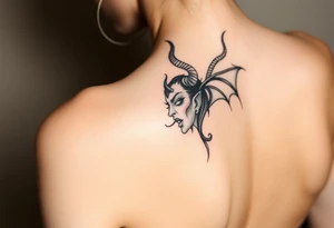 Sexy devil tattoo idea