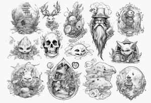 Fantsy world tattoo idea