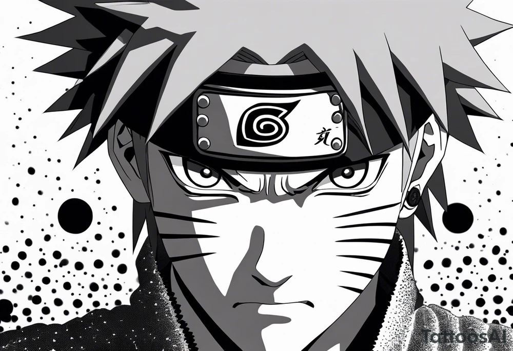 naruto anime rassengun tattoo idea