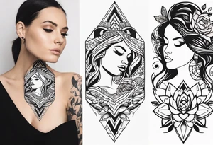 matching tattoos for mother daughter tattoo idea