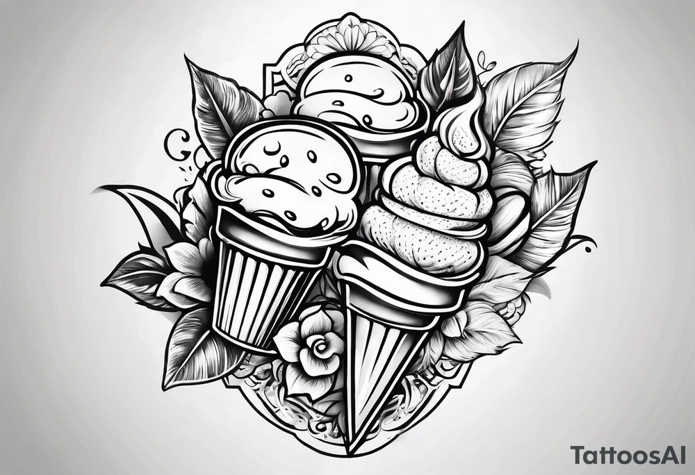 icecream tattoo idea