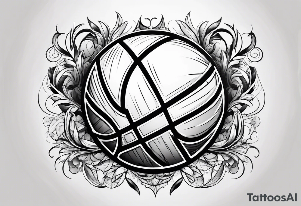 Basketball tattoo idea