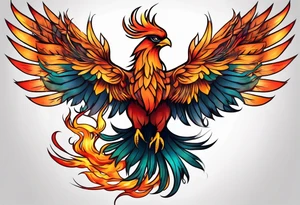 Phoenix tattoo idea