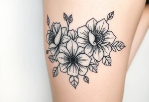 Flowers tattoo idea