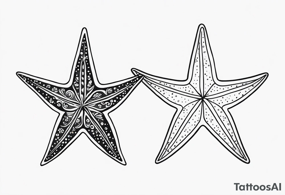 Two Starfish tattoo idea