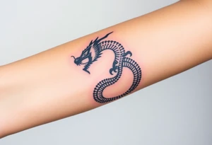 Aztec dragon tattoo idea