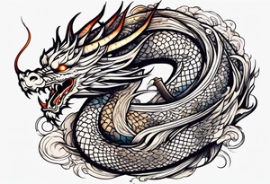 Dragon japanese tattoo idea