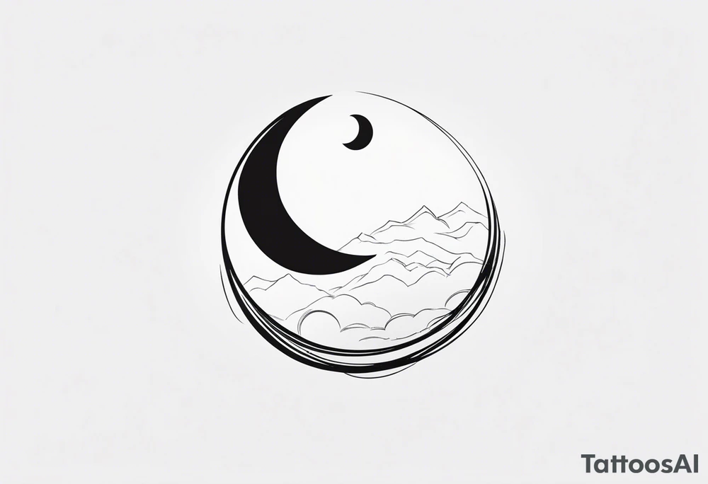 Eclipse tattoo idea