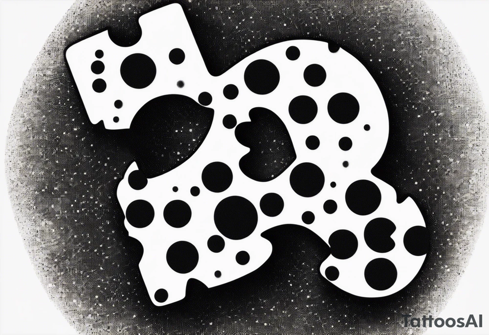 Autism puzzle piece tattoo idea