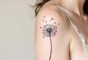 dandelion tattoo idea