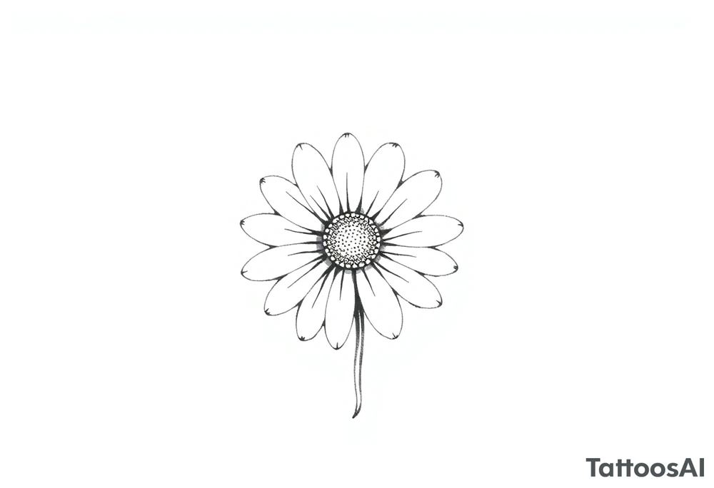 Daisy tattoo idea