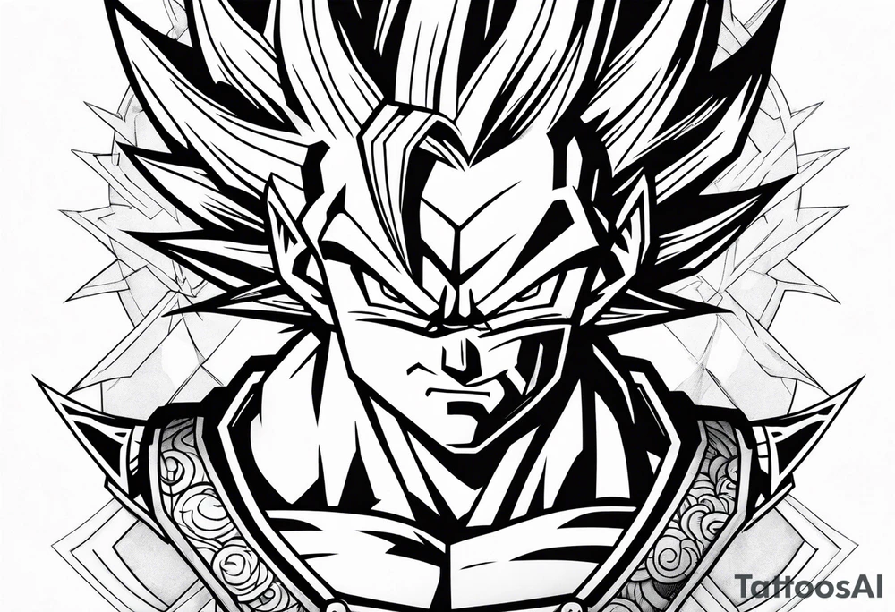 Dragon ball z sleeve tattoo idea